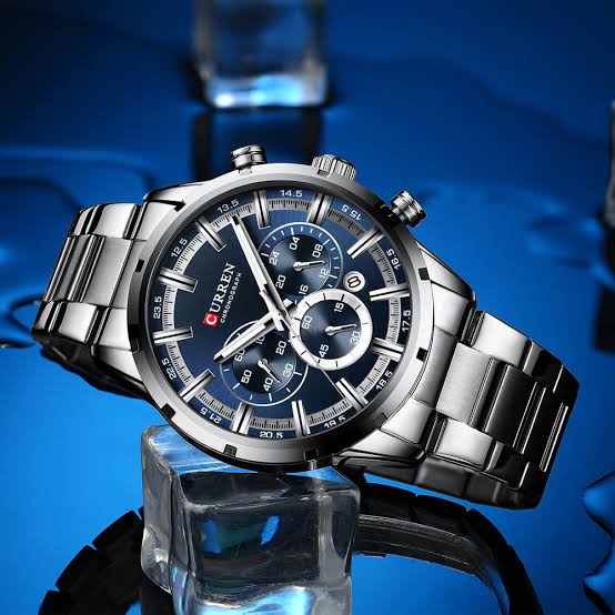 CURREN Chain Special Blue Face Chronograph